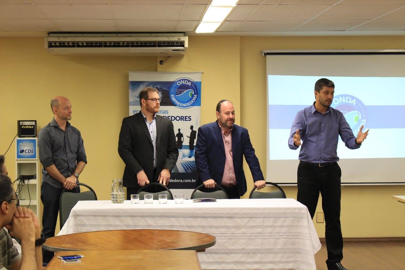 Empreendedores no lançamento da Onda Empreendedora