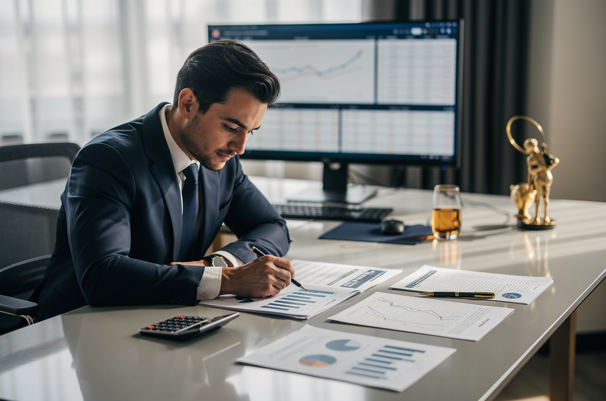 Análise de indicadores financeiros